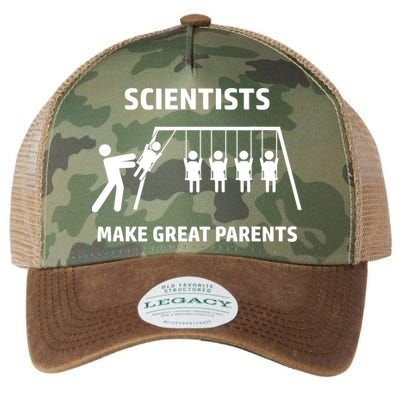 Scientists Make Great Parents Physicians Maths Physics Science Legacy Tie Dye Trucker Hat