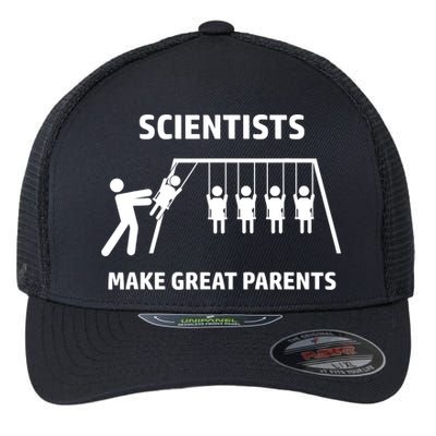 Scientists Make Great Parents Physicians Maths Physics Science Flexfit Unipanel Trucker Cap