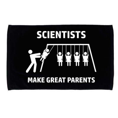 Scientists Make Great Parents Physicians Maths Physics Science Microfiber Hand Towel