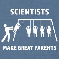 Scientists Make Great Parents Physicians Maths Physics Science Garment-Dyed Sweatshirt