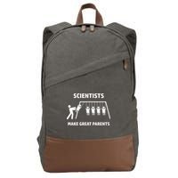 Scientists Make Great Parents Physicians Maths Physics Science Cotton Canvas Backpack