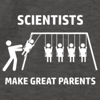 Scientists Make Great Parents Physicians Maths Physics Science Vector Backpack