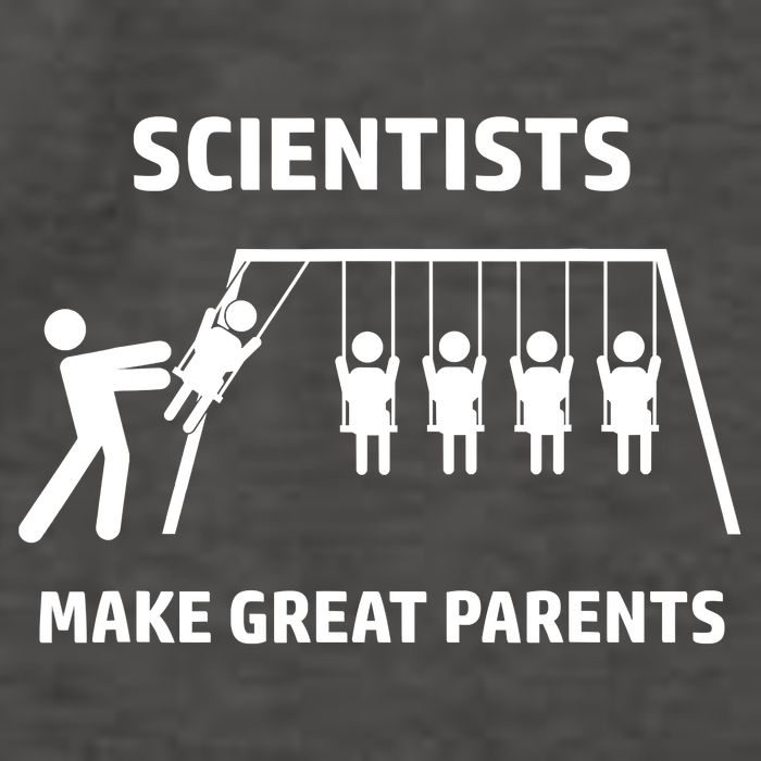 Scientists Make Great Parents Physicians Maths Physics Science Vector Backpack