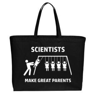 Scientists Make Great Parents Physicians Maths Physics Science Cotton Canvas Jumbo Tote