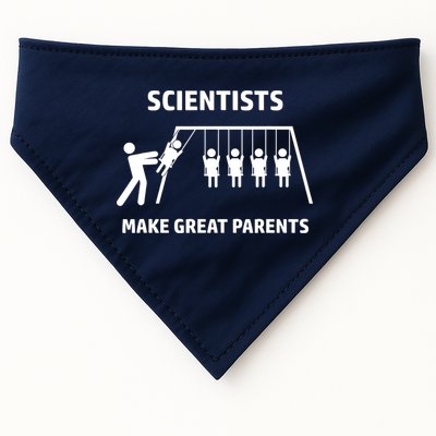 Scientists Make Great Parents Physicians Maths Physics Science USA-Made Doggie Bandana