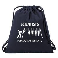 Scientists Make Great Parents Physicians Maths Physics Science Drawstring Bag