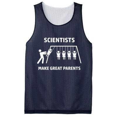 Scientists Make Great Parents Physicians Maths Physics Science Mesh Reversible Basketball Jersey Tank