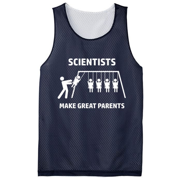 Scientists Make Great Parents Physicians Maths Physics Science Mesh Reversible Basketball Jersey Tank