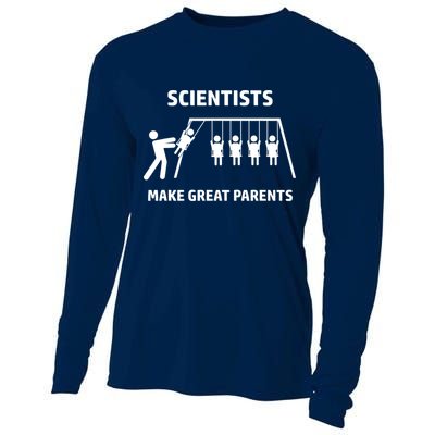 Scientists Make Great Parents Physicians Maths Physics Science Cooling Performance Long Sleeve Crew