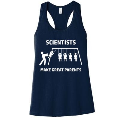 Scientists Make Great Parents Physicians Maths Physics Science Womens Tank Top