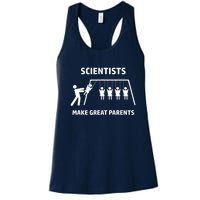 Scientists Make Great Parents Physicians Maths Physics Science Women's Racerback Tank