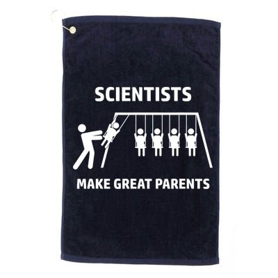 Scientists Make Great Parents Physicians Maths Physics Science Golf Towel