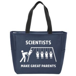 Scientists Make Great Parents Physicians Maths Physics Science Zip Tote Bag