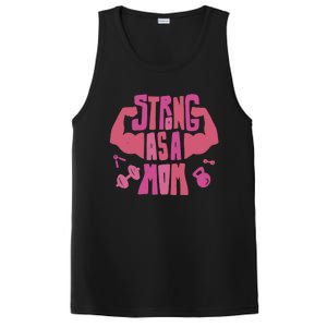 Strong Mom Gym Mother Mother's Day Mommy Fitness Gift PosiCharge Competitor Tank