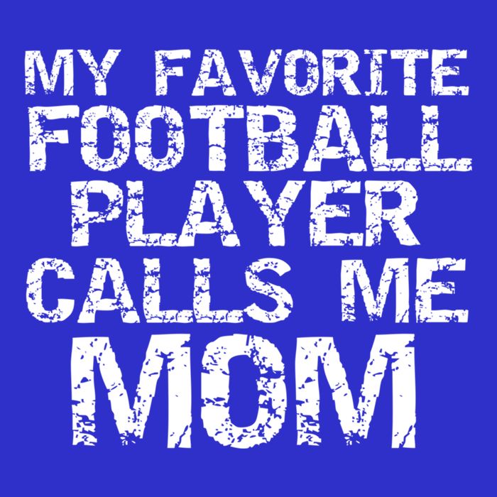 Sports Mother Gift My Favorite Football Player Calls Me Mom Meaningful Gift V-Neck T-Shirt