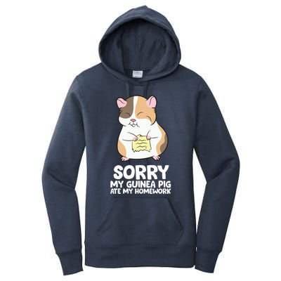 Sorry My Guinea Pig Ate My Homework Guinea Pig School Women's Pullover Hoodie