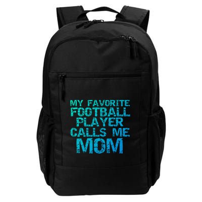 Sports Mother Gift My Favorite Football Player Calls Me Mom Meaningful Gift Backpack