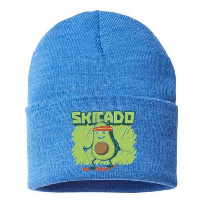 Skicado Meaningful Gift Winter Snow Sports Skier Ski Mountains Skiing Gift Sustainable Knit Beanie