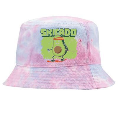 Skicado Meaningful Gift Winter Snow Sports Skier Ski Mountains Skiing Gift Tie-Dyed Bucket Hat