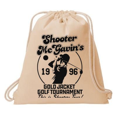 Shooter Mcgavin's Gold Jacket Golf Tournament Drawstring Bag
