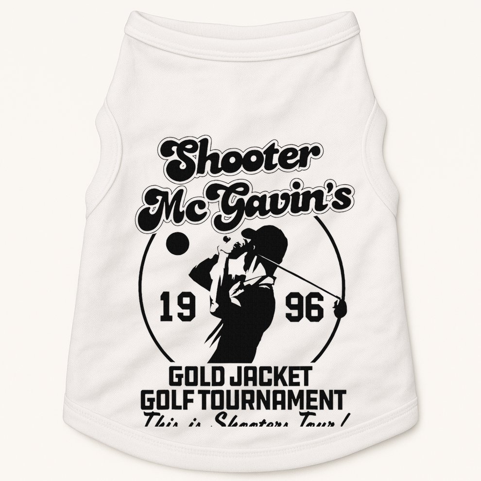 Shooter Mcgavin's Gold Jacket Golf Tournament Doggie Tank