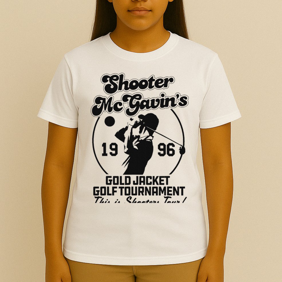 Shooter Mcgavin's Gold Jacket Golf Tournament T-Shirt
