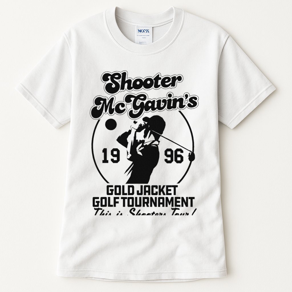Shooter Mcgavin's Gold Jacket Golf Tournament Tall T-Shirt
