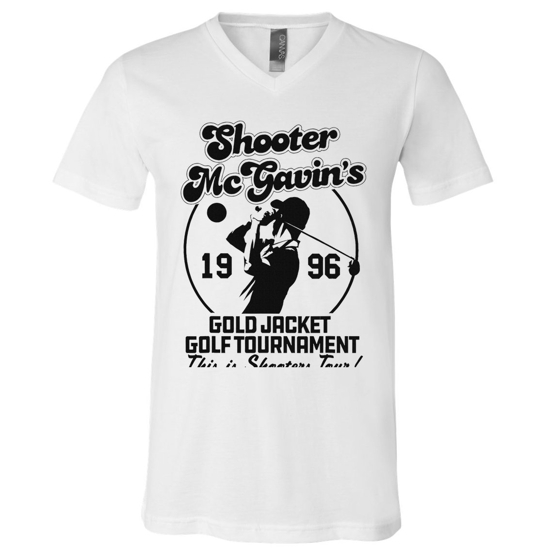 Shooter Mcgavin's Gold Jacket Golf Tournament V-Neck T-Shirt
