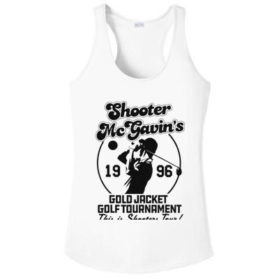 Shooter Mcgavin's Gold Jacket Golf Tournament Ladies PosiCharge Competitor Racerback Tank