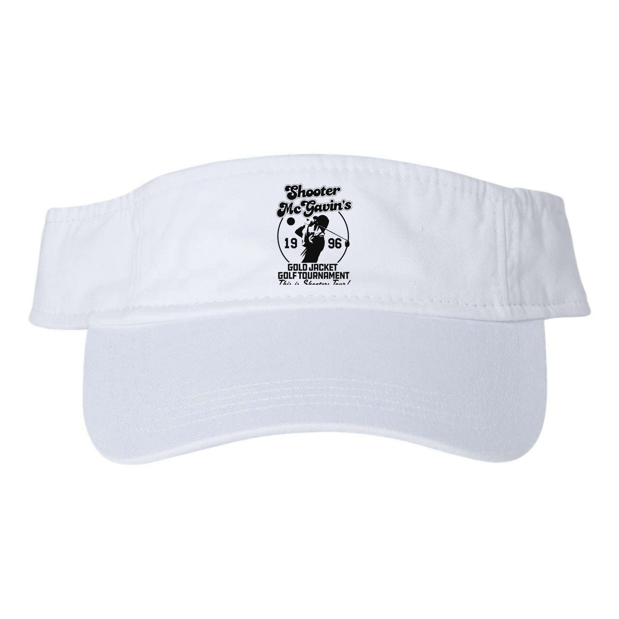 Shooter Mcgavin's Gold Jacket Golf Tournament Visor