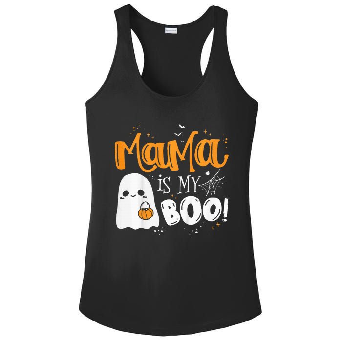 Spooky Mama Halloween Ghost Companion Ladies PosiCharge Competitor Racerback Tank