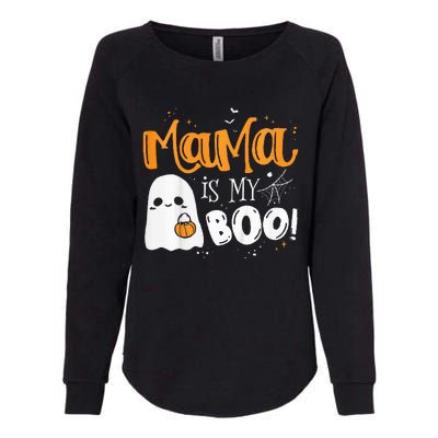 Spooky Mama Halloween Ghost Companion Womens California Wash Sweatshirt