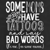 Some Moms Have Tattoos & Say Bad Words Adult Drive Performance Visor