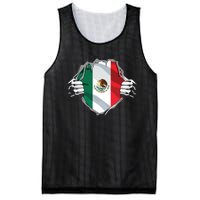 Super Mexican Heritage Proud Mexico Roots Flag Mesh Reversible Basketball Jersey Tank