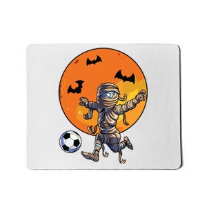 Soccer Mummy Halloween Boy Soccer Halloween Mousepad