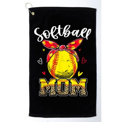 Softball Mom Headband Softball Ball Mothers Day Mama Golf Towel