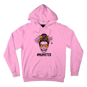 Skull Messy Hair Momster Halloween Skull Skeleton Costume Gift Hoodie