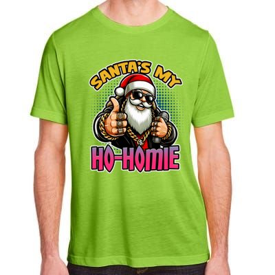 SantaS My Hohomie Hip Hop Santa Christmas Holiday Gift Adult ChromaSoft Performance T-Shirt