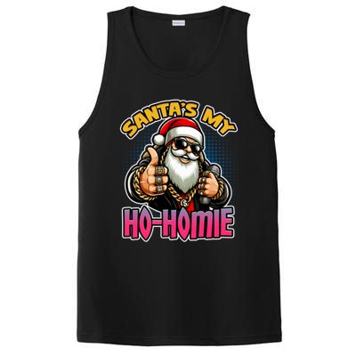 SantaS My Hohomie Hip Hop Santa Christmas Holiday Gift PosiCharge Competitor Tank