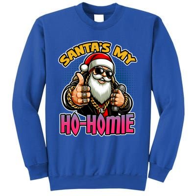 SantaS My Hohomie Hip Hop Santa Christmas Holiday Gift Sweatshirt