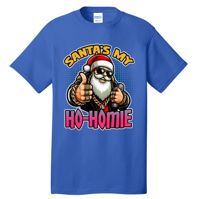 SantaS My Hohomie Hip Hop Santa Christmas Holiday Gift Tall T-Shirt