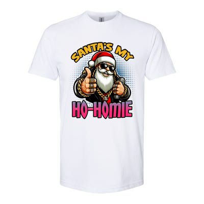 SantaS My Hohomie Hip Hop Santa Christmas Holiday Gift Softstyle CVC T-Shirt