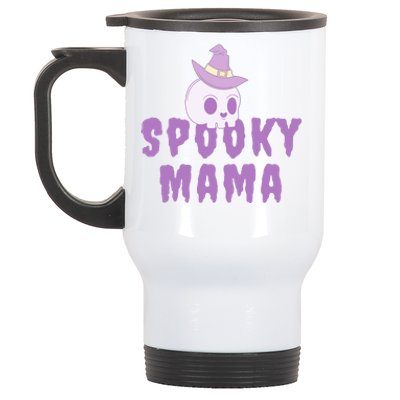 Spooky Mama Halloween Stainless Steel Travel Mug