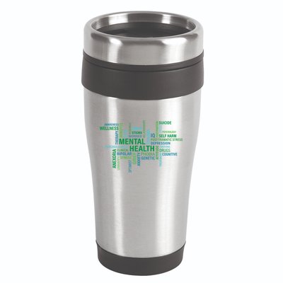 Support Mental Health Awareness Month 16oz Travel Tumbler