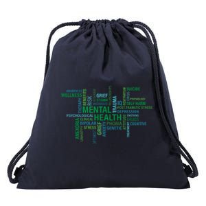 Support Mental Health Awareness Month Drawstring Bag