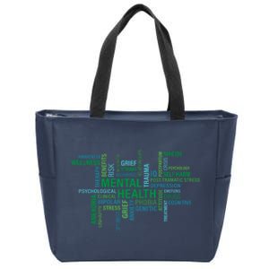 Support Mental Health Awareness Month Zip Tote Bag