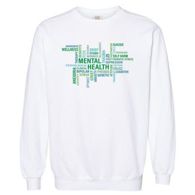 Support Mental Health Awareness Month Garment-Dyed Sweatshirt