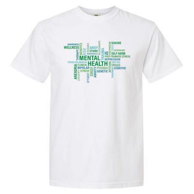 Support Mental Health Awareness Month Garment-Dyed Heavyweight T-Shirt