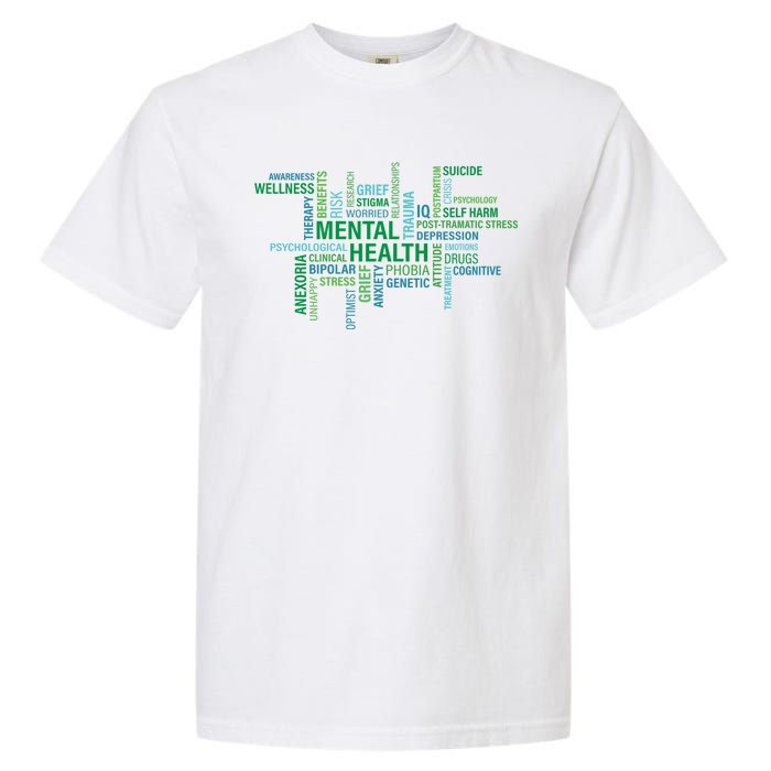 Support Mental Health Awareness Month Garment-Dyed Heavyweight T-Shirt