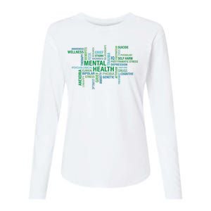 Support Mental Health Awareness Month Womens Cotton Relaxed Long Sleeve T-Shirt